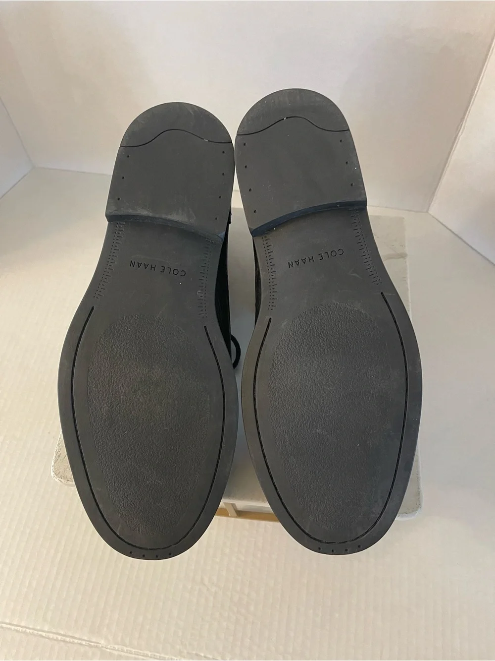 Cole Haan Black Leather Chukka Boots